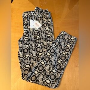 NWOT Good American Snake Print Pants